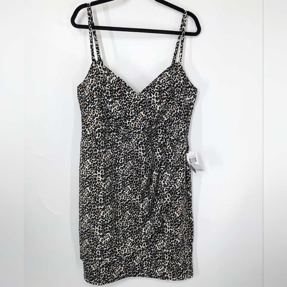 NWT TEEZE ME Animal Print Spaghetti Strap Dress